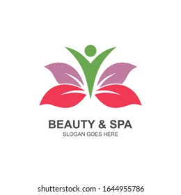 Diseño del logotipo de spa y masaje