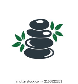 Spa and meditation vector logo design. Zen and wellness logo concept.	
