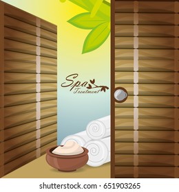spa with message product and towels