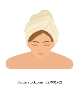 Spa natural relaxation icon vector illustration graphic design
