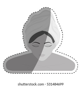 Spa natural relaxation icon vector illustration graphic design