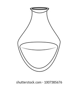 Spa oil massage bottle