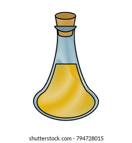 Spa oil massage bottle