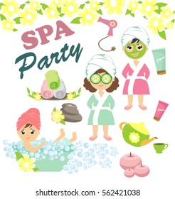 Spa party set