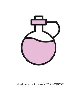 Ilustración del vector de iconos de perfume de spa