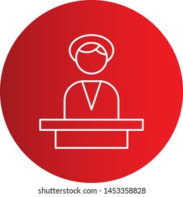 Spa Receptionist icon for your project
