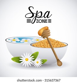 spa relaxation area design, vector illustration eps10 graphic 