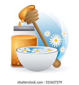 spa relaxation area design, vector illustration eps10 graphic 