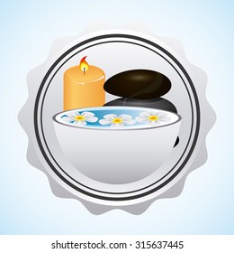 spa relaxation area design, vector illustration eps10 graphic 