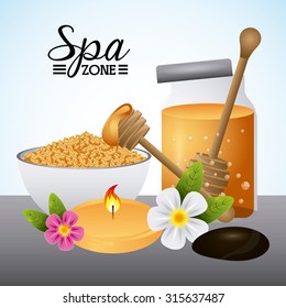 spa relaxation area design, vector illustration eps10 graphic 