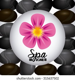 spa relaxation area design, vector illustration eps10 graphic 