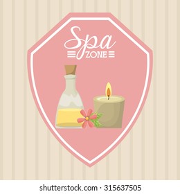 spa relaxation area design, vector illustration eps10 graphic 