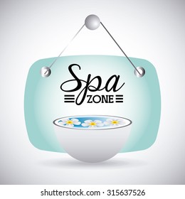 spa relaxation area design, vector illustration eps10 graphic 