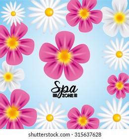 spa relaxation area design, vector illustration eps10 graphic 