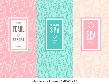 Spa salon logo design. Vector illustration