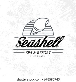 Spa salon logo design. Vector illustration