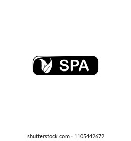 spa salon logo illustration. Element of travel illustration for mobile concept and web apps. Thin line spa salon logo illustration can be used for web and mobile on white background