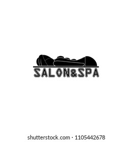 spa salon logo illustration. Element of travel illustration for mobile concept and web apps. Thin line spa salon logo illustration can be used for web and mobile on white background