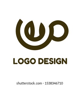 spa and salon monogram logo vector design