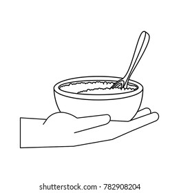 Spa sea salt in bowl