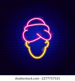 Signo De Neón De La Moda Del Spa. Ilustración vectorial del procedimiento de lavado. Limpiar y lavar. Promoción de la lámpara de pie brillante.
