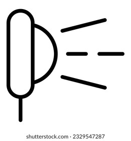 Spa shower icon outline vector. Health massage. Leg hydro