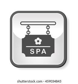 SPA signs icon