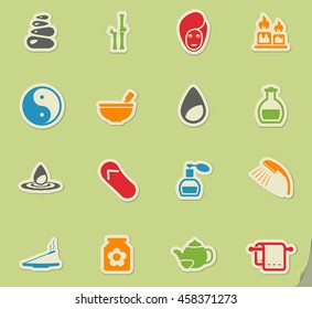 Spa simply symbol for web icons and user interface
