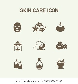 icono de spa y cuidado de la piel. loto, hembra, oriental, herbal, facial, belleza, aromaterapia, piel, wellness, flor, relajación, aroma, estilo de vida, piedra, mujeres, aromático, tratamiento, higiene, piedras, baño, sa