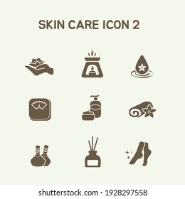spa skincare icon scale weight, spa, shampoo, diffuser, water, candle, hand, towels, wellness, clinic, aromatherapy, care, herbal, relaxa