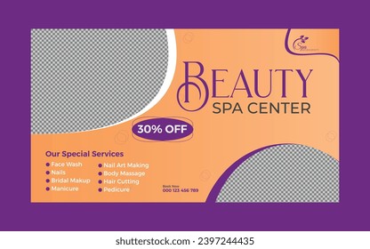 spa social media post design, social media post design