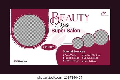 spa social media post design, social media post design