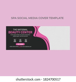 Spa social media square web  banner template design 