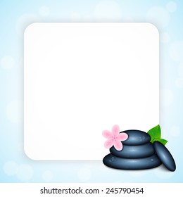 Spa stone background. EPS10 vector