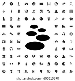 Spa stone icon illustration isolated vector sign symbol. entertainment icons vector set.
