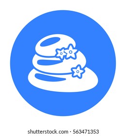 Spa stone icon of vector illustration for web and mobile