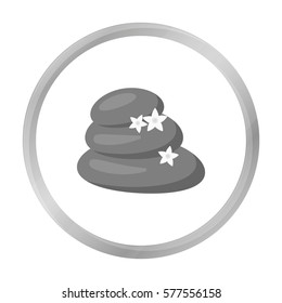 Spa stone icon of vector illustration for web and mobile