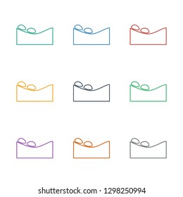 spa stone icon white background. Editable line spa stone icon from beauty. Trendy spa stone icon for web and mobile.