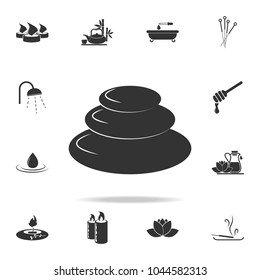 Spa stones icon. Detailed set of SPA icons. Premium quality graphic design. One of the collection icons for websites, web design, mobile app on white background