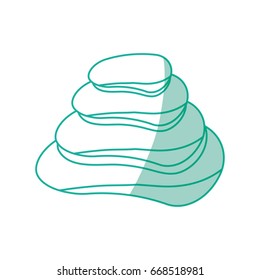 Spa stones isolated