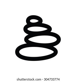 Spa Stones Vector Icon 