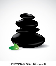 Spa stones - vector illustration