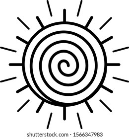 spa symbol  line art icon 