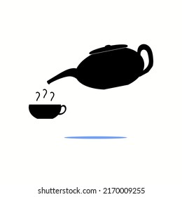 SPA Tea Pot With Cup Icon.Vector