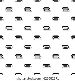Spa towel pattern seamless in simple style vector illustration