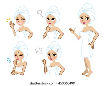 Spa Treatment, Female Customer set