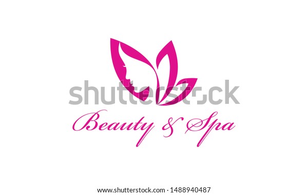 Spa Treatment Salon Logo Beauty Woman Stock Vector (Royalty Free ...