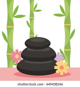 Spa utensils illustration