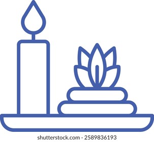 Spa vector icon. Can be used for printing, mobile and web applications.