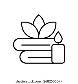 Icono de Vector de spa concepto de icono de Vector Ilustración de stock